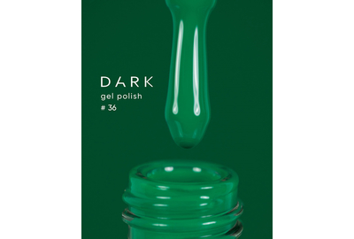 Гель-лак DARK №036, ярко-зеленый, 6 мл