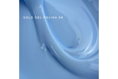 Гель-лак однофазный TOUCH Solo gel Polish №08, голубой, 9 мл