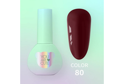 Гель-лак для ногтей YouAreCute Color №080, 5 мл