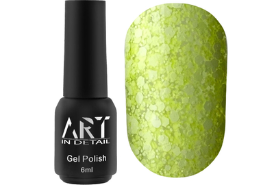 Гель-лак для ногтей ART Bubble №B004, желтый 6 мл