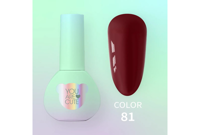 Гель-лак для ногтей YouAreCute Color №081, 5 мл