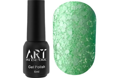 Гель-лак для ногтей ART Bubble №B005, зеленый 6 мл