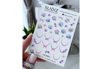 Слайдер дизайн SLIDIZ NC004 гортензіі,без вирізання