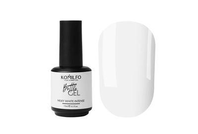Гель Komilfo Bottle Gel Milky White Intense, 15 мл