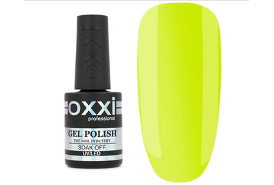 Гель-лак Oxxi №241 яркий лимонно-желтый неон, 10 мл
