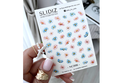 Слайдер дизайн SLIDIZ NC006 ромашки ,без вирізання