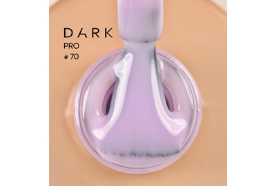 DARK PRO base nail polish No. 70, lavender, 15 ml
