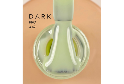 DARK PRO base nail polish No. 67, matcha, 15 ml