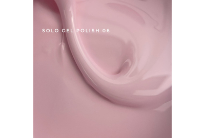 Гель-лак однофазный TOUCH Solo gel Polish №06, пастельный розовый, 9 мл