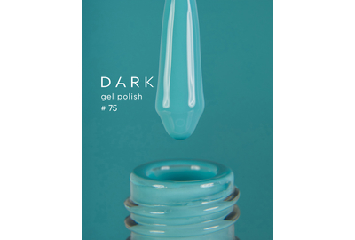 Гель-лак DARK №075, бірюзовий, 6 мл
