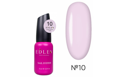 Жидкий акрил-гель Edlen Water Acrygel Nude №10 с кистью, 9 мл, Цвет: Лиловый