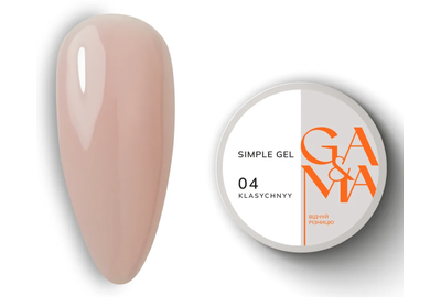 Гель GaMa Simple gel №04, классический, 30 мл