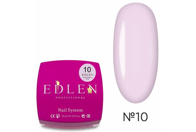 Жидкий акрил-гель Edlen Water Acrygel Nude №10, 15 мл, Цвет: Лиловый