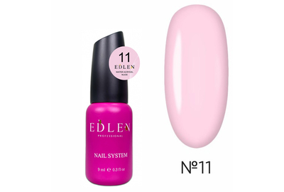 Жидкий акрил-гель Edlen Water Acrygel Nude №11 с кистью, 9 мл, Цвет: Розовый