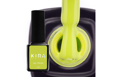 Гель-лак Kira Nails №125 приглушенный светло-зеленый эмаль, 6 мл
