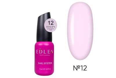 Жидкий акрил-гель Edlen Water Acrygel Nude №12 с кистью, 9 мл, Цвет: Лиловый