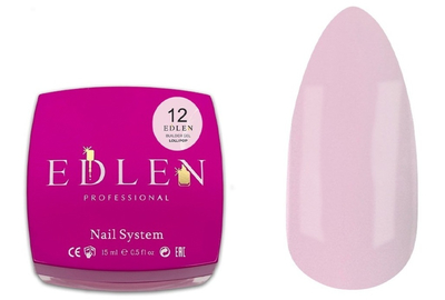 Гель Edlen Builder Gel Lollipop №12, пудро-розовый, 30 мл