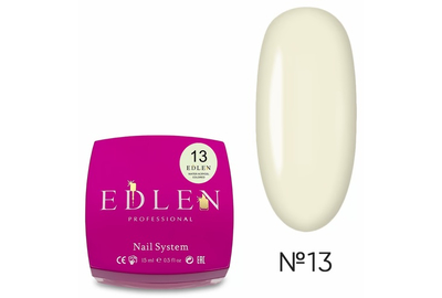 Liquid acrylic gel Edlen Water Acrygel Colored No. 13, 15 ml, Color: Beige