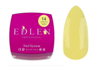 Гель Edlen Builder Gel Lollipop №14, желтый, 30 мл