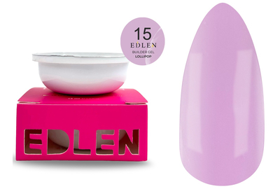 Гель для ногтей Refill Edlen Builder Gel Lollipop №15, 30 мл