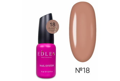 Жидкий акрил-гель Edlen Water Acrygel Nude №18 с кистью, 9 мл