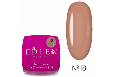 Жидкий акрил-гель Edlen Water Acrygel Nude №18, 15 мл, Цвет: Бежевый