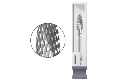 Насадка твердосплавная фреза GAMA Carbide max B60 Blue, кукуруза выпуклая синяя