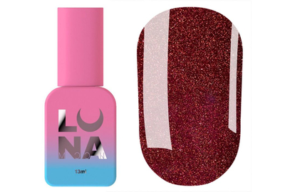 Акрил-гель Luna Light Acrygel №61 жидкий, коричневый, светоотражающий, с кисточкой, 13 мл, Цвет: Коричневый