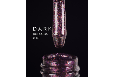 Гель-лак DARK №131, баклажанный, 10 мл