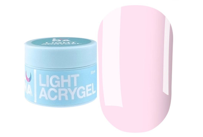 Акрил-гель Luna Light Acrygel №4 жидкий, розовый, 30 мл, Цвет: Розовый