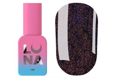 Акрил-гель Luna Light Acrygel №58 жидкий, темно-фиолетовый, светоотражающий, с кисточкой, 13 мл, Цвет: Фиолетовый