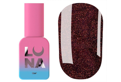 Акрил-гель Luna Light Acrygel №59 жидкий, бордовый, светоотражающий, с кисточкой, 13 мл, Цвет: Бордовый