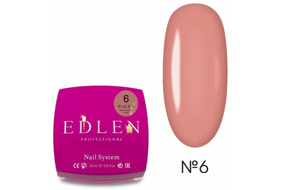 Жидкий акрил-гель Edlen Water Acrygel Nude №06, 15 мл, Цвет: Нюдовый