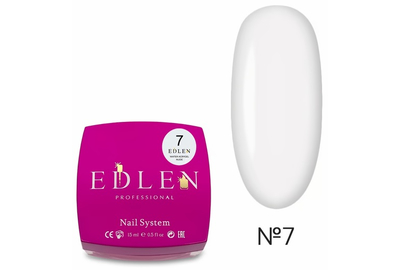 Жидкий акрил-гель Edlen Water Acrygel Nude №07, 15 мл, Цвет: Молочный