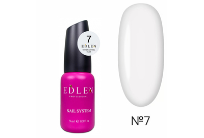 Жидкий акрил-гель Edlen Water Acrygel Nude №07 с кистью, 9 мл, Цвет: Молочный