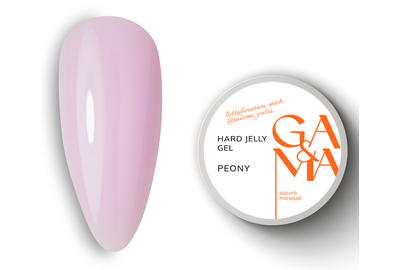 Гель-желе GaMa Hard Jelly gel Peony, 15 мл