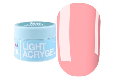 Акрил-гель Luna Light Acrygel №9 жидкий, светло-персиковый, 30 мл, Цвет: Персиковый