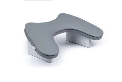 Подлокотник для маникюра Фигурный Grey, серый