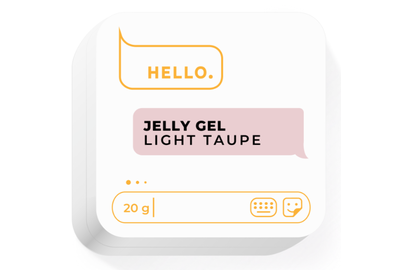 Гель-желе для ногтей HEYLOVE Jelly gel Light Taupe, латте, 20 г