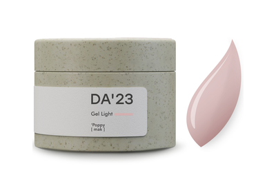 Гель для ногтей DA_23 Light Gel Poppy, мак, 15 мл