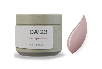 Гель для ногтей DA_23 Light Gel Mallow, мальва, 30 мл