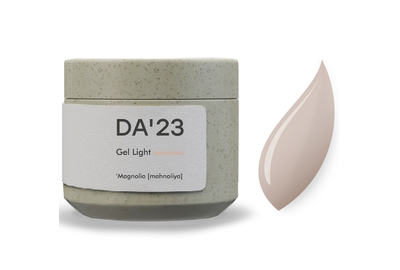 Гель для ногтей DA_23 Light Gel Magnolia, магнолия, 30 мл