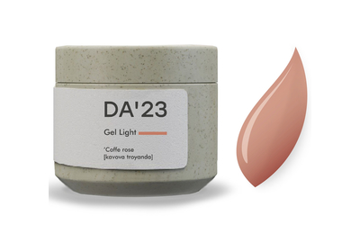Гель для ногтей DA_23 Light Gel Coffe rose, кофейная роза, 30 мл