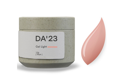 Гель для ногтей DA_23 Light Gel Lily, лилия, 30 мл