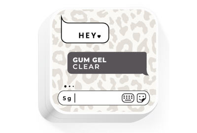 Гель жвачка HEYLOVE Gum gel Clear, прозрачный, 5 г
