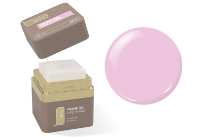 Гель для ногтей HEYLOVE Frame Gel Life in pink, розовый, 30 мл