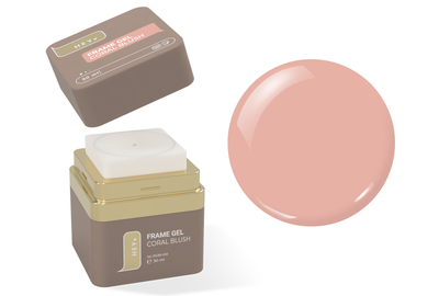 Гель для ногтей HEYLOVE Frame Gel Coral blush, телесный, 30 мл