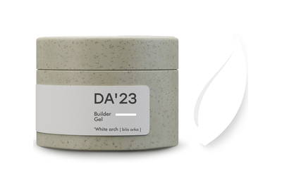 Гель для ногтей DA_23 Builder Gel White Arch, белая арка, 30 мл