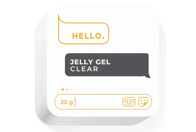 Гель-желе для ногтей HEYLOVE Jelly gel Clear, прозрачный, 20 г
