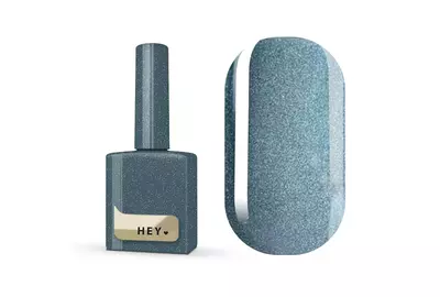 Гель-лак для ногтей HEYLOVE gel Polish Fleece, кошачий глаз, голубой, 15 мл